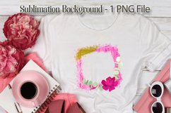 Spring floral wood frames sublimation Product Image 3