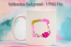 Spring floral wood frames sublimation Product Image 2