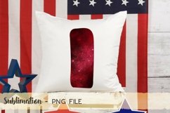 Fourth of July galaxy alphabet sublimation design bundle Product Image 12