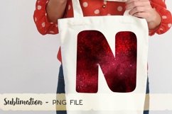 Fourth of July galaxy alphabet sublimation design bundle Product Image 16