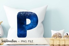 Fourth of July galaxy alphabet sublimation design bundle Product Image 21