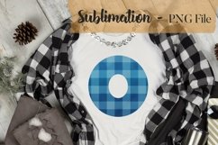Glitter plaid alphabet sublimation design bundle Product Image 17