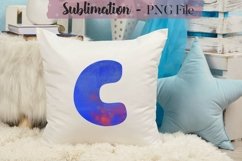 Watercolor Alphabet Sublimation Design Bundle - 26 PNG Product Image 4