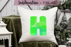 Watercolor Alphabet Sublimation Design Bundle - 26 PNG Product Image 9
