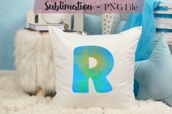 Watercolor Alphabet Sublimation Design Bundle - 26 PNG Product Image 19