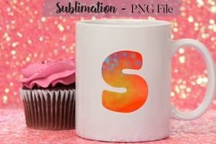 Watercolor Alphabet Sublimation Design Bundle - 26 PNG Product Image 20