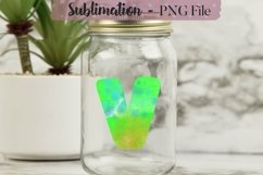 Watercolor Alphabet Sublimation Design Bundle - 26 PNG Product Image 23