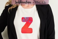 Watercolor Alphabet Sublimation Design Bundle - 26 PNG Product Image 27