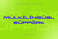 Revolt - Modern Futuristic Techno Font Product Image 8