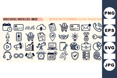 Business Marketing Icon Set for Digital Use Product Image 1