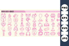 Mental Health Icon SVG Bundle For Wellness Projects Product Image 1