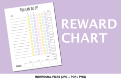 Reward chart printable for kids routines