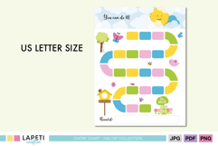 daily routine chart kids printable task tracker