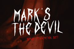 Rezox Futorr Scary Display Font Product Image 3