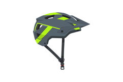 Mountain Bike Helmet with Neon Green Accents Safety Headgear Product Image 1