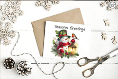 Cute Snowman. Christmas clipart. PNG sublimation Product Image 3