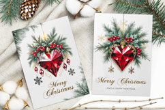 Merry Christmas Card. Printable cards Product Image 2