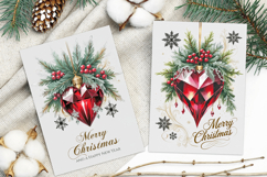 Merry Christmas Card. Printable cards Product Image 3