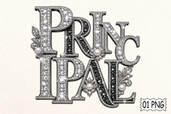 Rhinestone Apple Principal Design Product Image 1