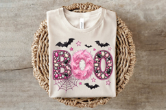 Rhinestone Boo Halloween PNG Product Image 2