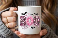 Rhinestone Boo Halloween PNG Product Image 3