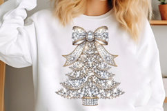 Rhinestone Christmas Tree PNG Product Image 2