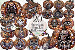 Rhinestone Pumpkin Halloween Bundle Product Image 1