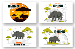 10 World Rhino Day Illustration Product Image 3