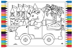 coloring animal cartoon for kids Product Image 1