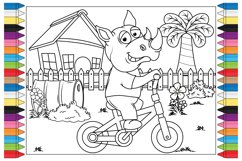 coloring animal cartoon for kids Product Image 1
