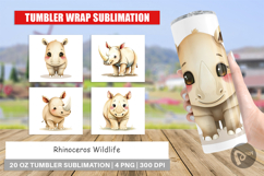 Tumbler Rhinoceros Wildlife Product Image 1