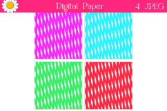 Bright Rhombus Digital Paper | Summer Neon Backgrounds Product Image 2