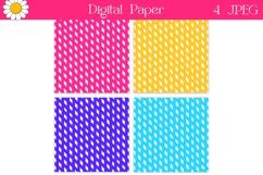 Bright Rhombus Digital Paper | Summer Neon Backgrounds Product Image 2