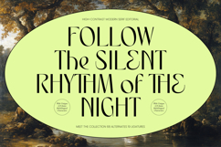 Rhythm The Night - Modern Editorial Serif Product Image 1