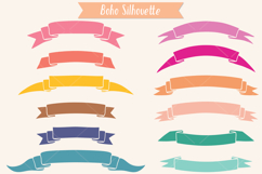 Ribbon Banner Color, Hand Drawn Decorative Element, Scroll Product Image 5