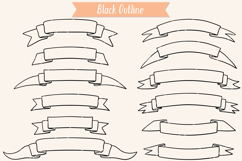 Ribbon Banners | Hand Drawn Decorative Elements | Scroll Product Image 3