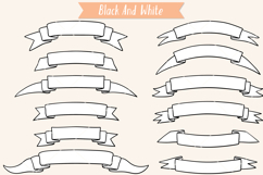 Ribbon Banners | Hand Drawn Decorative Elements | Scroll Product Image 2