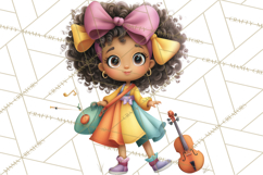 Oversized Bow Young Girl PNG Clipart Kids Fashion Graphics Product Image 5