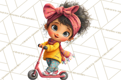 Oversized Bow Young Girl PNG Clipart Kids Fashion Graphics Product Image 2