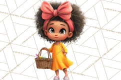Oversized Bow Young Girl PNG Clipart Kids Fashion Graphics Product Image 3