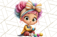 Oversized Bow Young Girl PNG Clipart Kids Fashion Graphics Product Image 5