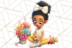 Oversized Bow Young Girl PNG Clipart Kids Fashion Graphics Product Image 5