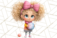 Oversized Bow Young Girl PNG Clipart Kids Fashion Graphics Product Image 4
