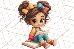 Oversized Bow Young Girl PNG Clipart Kids Fashion Graphics Product Image 2