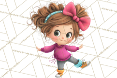 Oversized Bow Young Girl PNG Clipart Kids Fashion Graphics Product Image 4