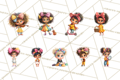 Oversized Bow Young Girl PNG Clipart Kids Fashion Graphics Product Image 5