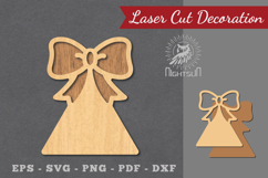 Ribbon Laser Cut Sign SVG Product Image 1