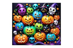20 Oz Halloween Cute Pumpkin And Monster Tumbler Product Image 3