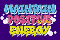Rift Punk | is a bold 3D Dripping Graffiti Font Product Image 2