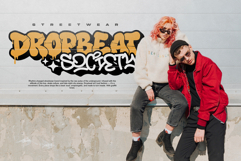 Rift Punk | is a bold 3D Dripping Graffiti Font Product Image 5